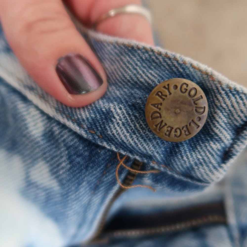 Vintage 90's bleach dye jeans - Picture 6 of 6